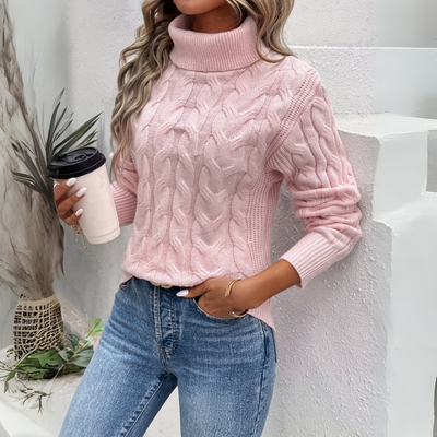 Flavia™ | Maglione elegante a collo alto