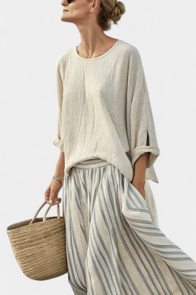 Lilia Set | Eleganza fresca in lino naturale.