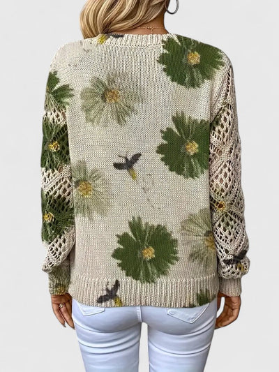 Fiorella™ | Maglione elegante con motivo floreale