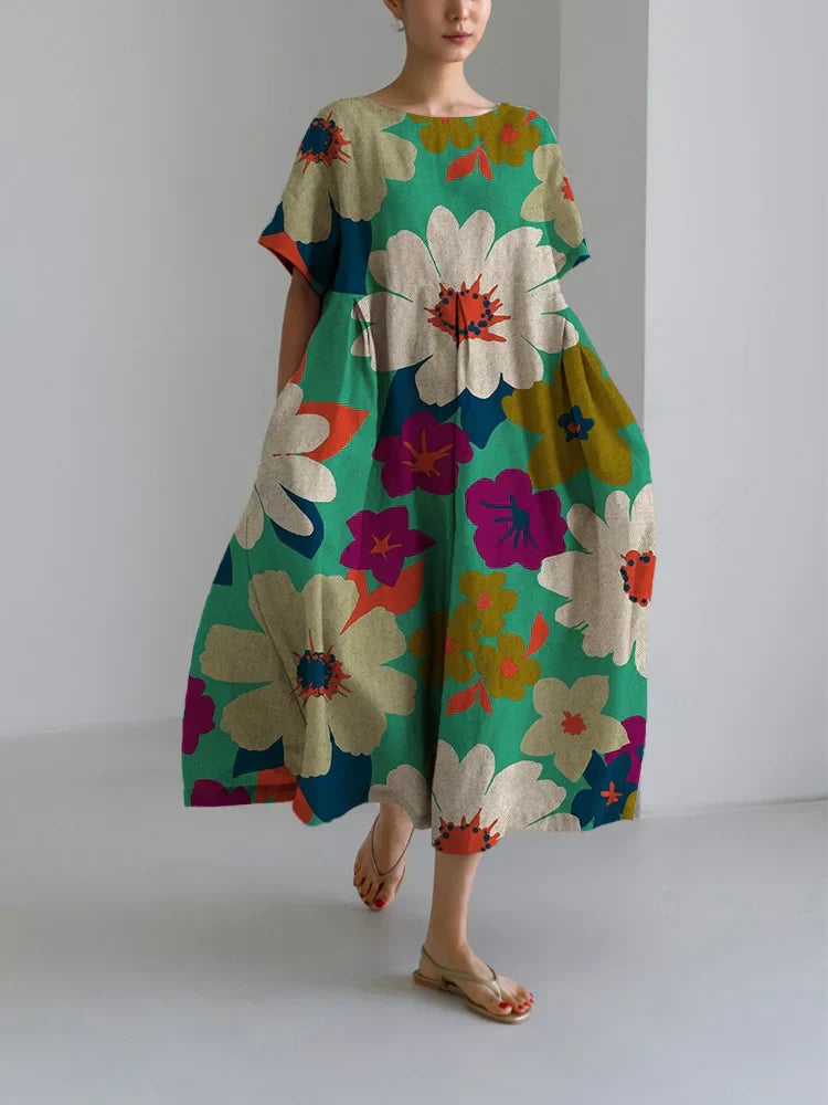 Chiara | Abito midi floreale