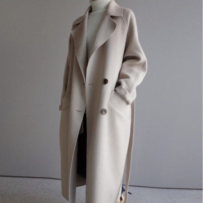 Fiorella | Elegante Cappotto in Mistura di Lana