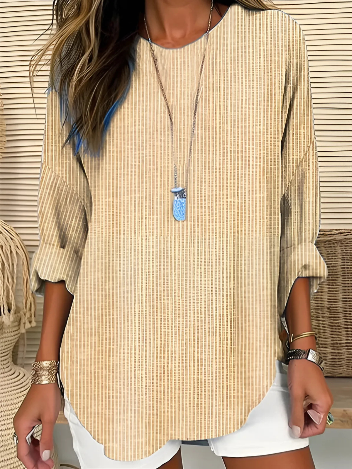 Elena™ | Blusa a strisce alla moda