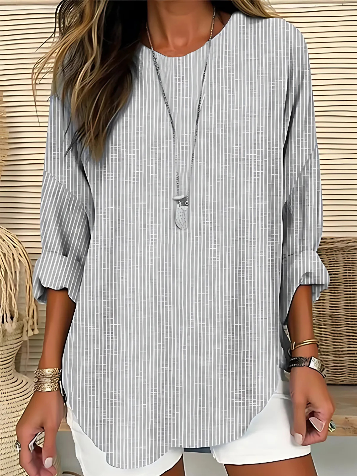 Elena™ | Blusa a strisce alla moda