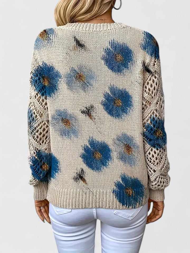 Fiorella™ | Maglione elegante con motivo floreale