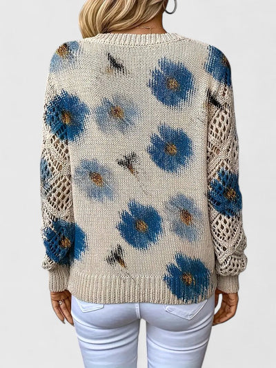 Fiorella™ | Maglione elegante con motivo floreale