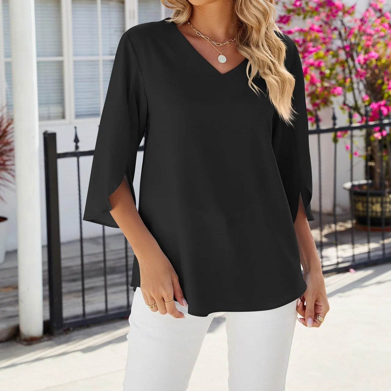 Aurora - Camicetta Casual da Donna