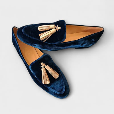 ALESSIA | Mocassini vintage eleganti con frange decorative per uno stile distintivo