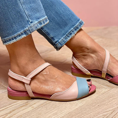 Aria™ | Sandali rosa asimmetrici