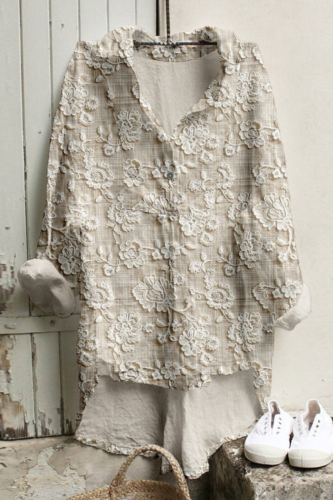 Blusa Sabbia e Petali