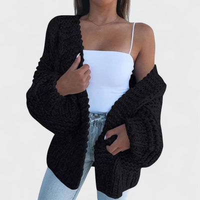Eleanor - Cardigan rilassato in maglia grossa